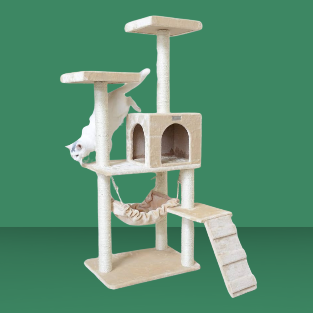 Gleepet Hammock 57" Cat Tree Beige