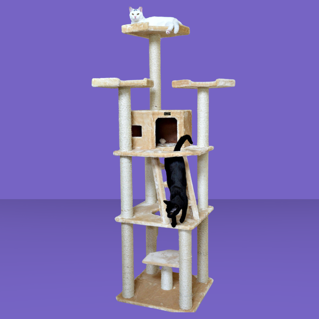 Armarkat Multi-Function Cat Tower Beige