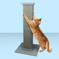 Pioneer Pet Ultimate Scratching Post Gray