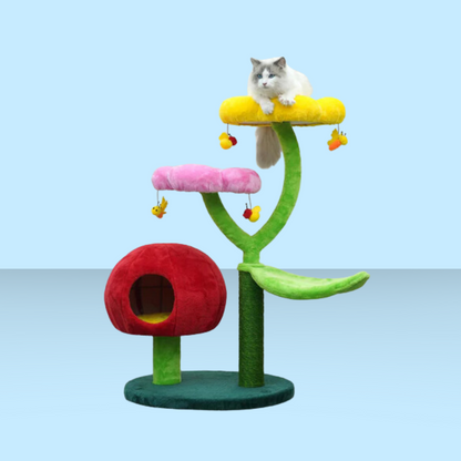 Catry Gum Drop Flower Cat Tree