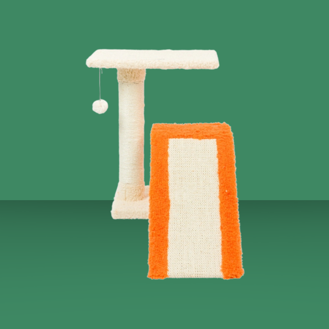 2 Level Platform Scratcher with Ramp