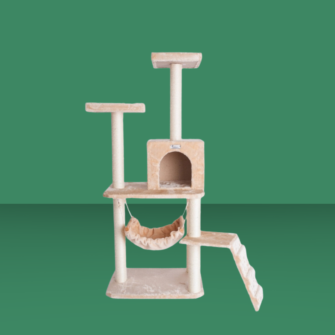 Gleepet Hammock 57" Cat Tree Beige