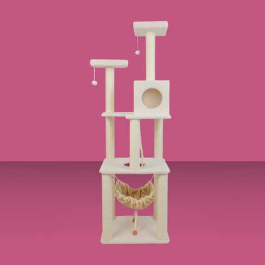 4 Level with Rope & Hammock 73" Cat Tree