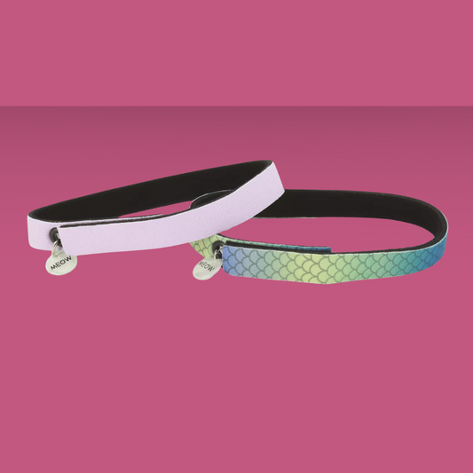 Pet Flexfit Cat Collar Scales & Purple 2 Pack