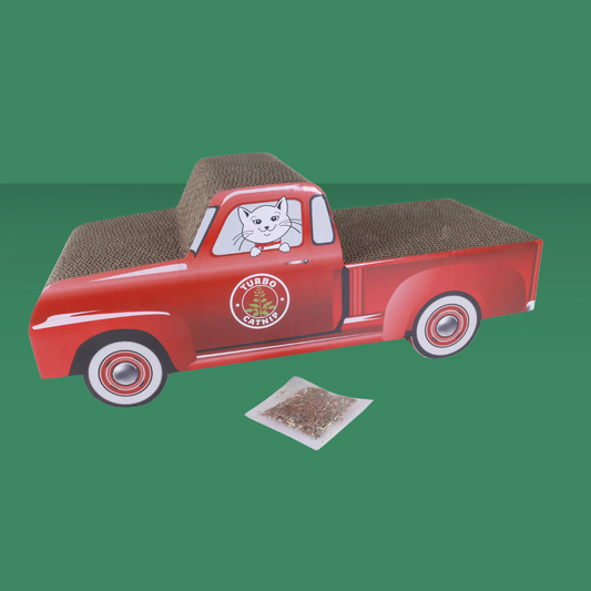 Pet Scratcher Red Truck