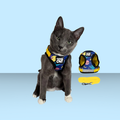 Harness and Leash Set 90s Cat